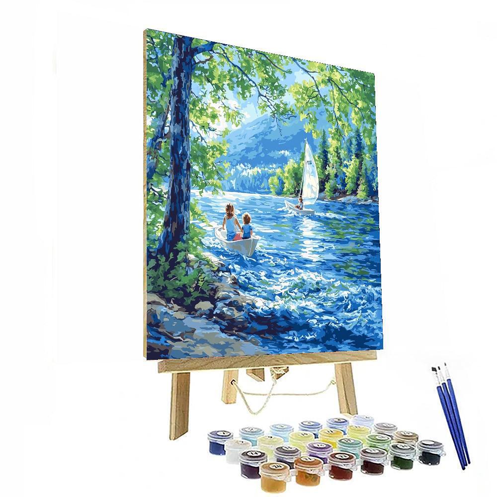 Sailing Together Painting Number Kit