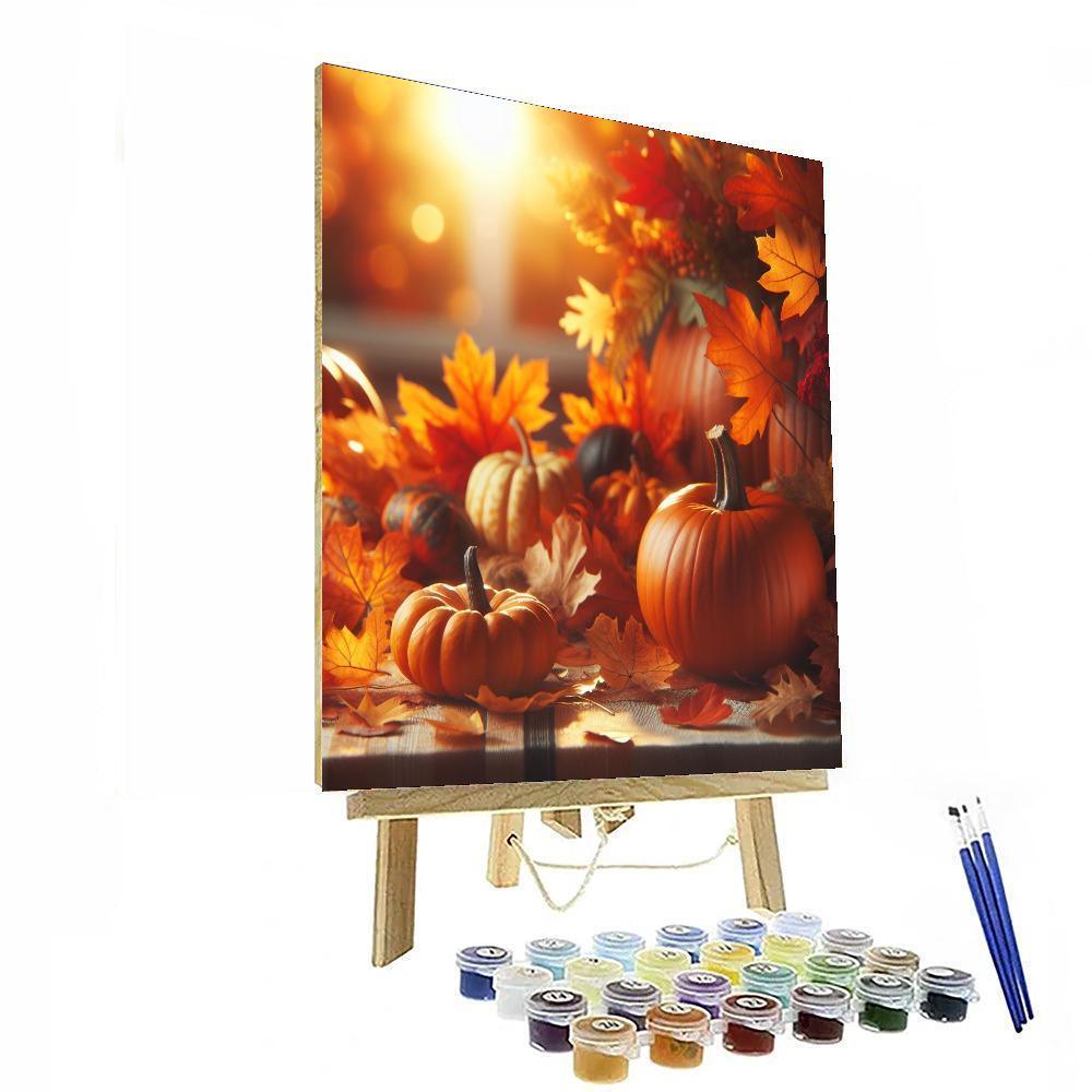 Autumn Harvest Celebration Paint By Number