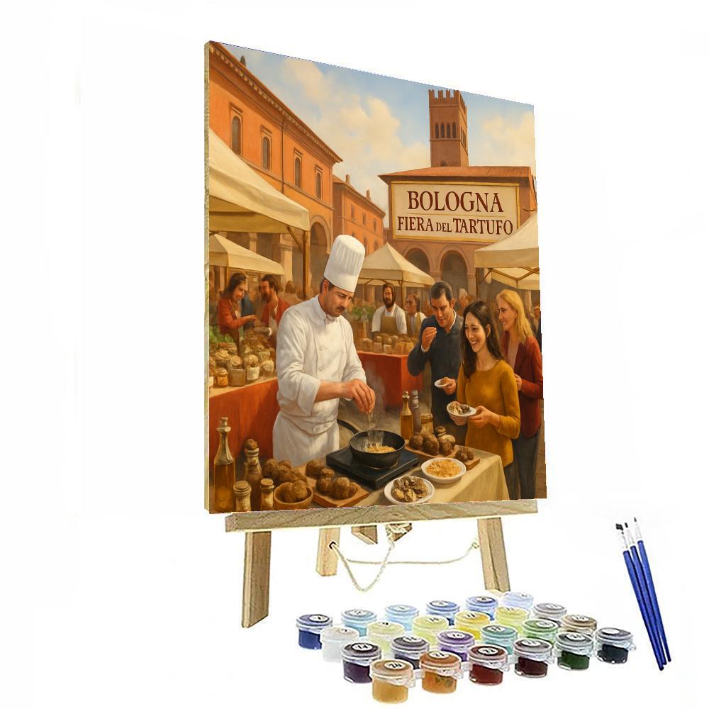 Bologna Fiera Del Tartufo - Italy DIY Paint By Numbers