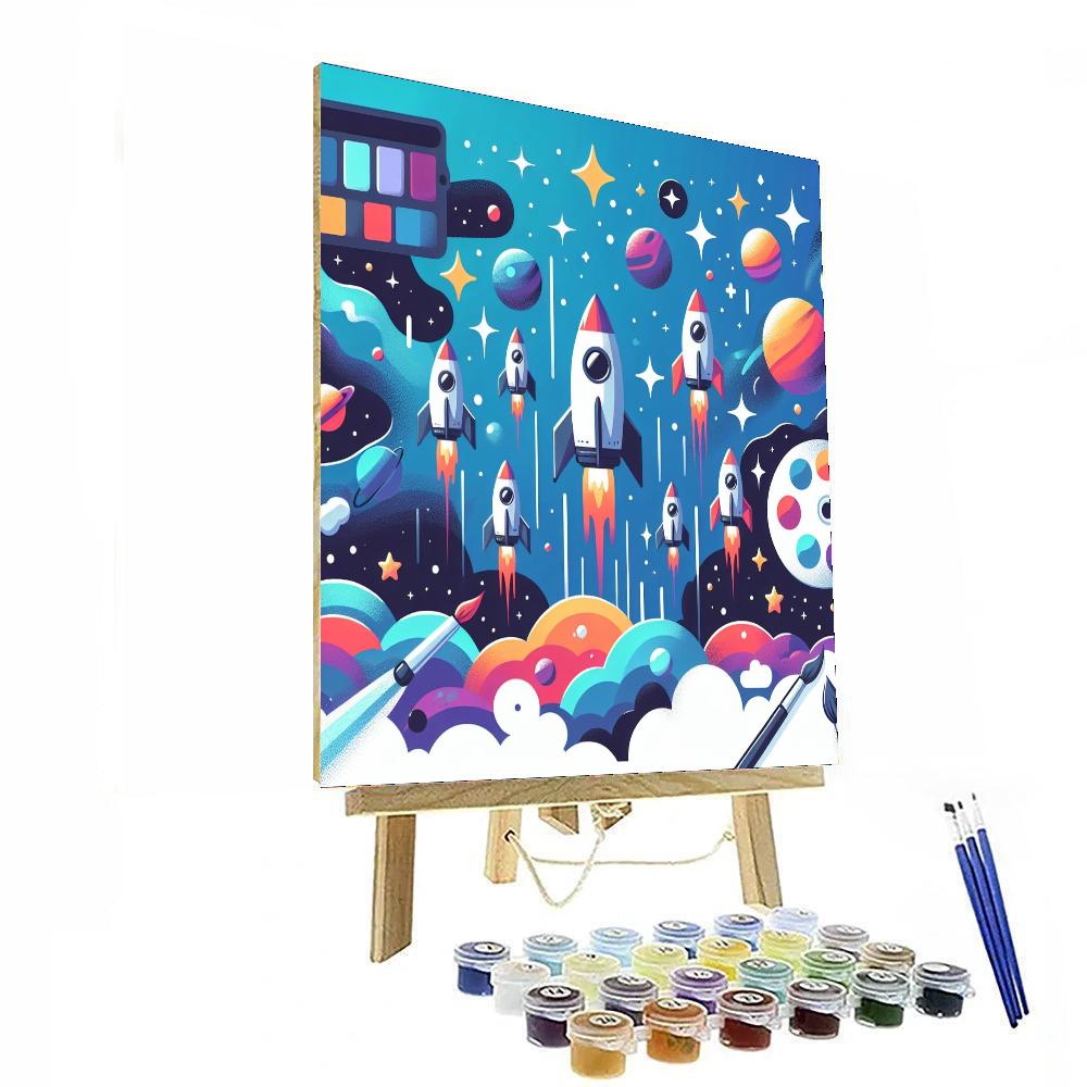 Astro Adventure Numbered Painting Kits