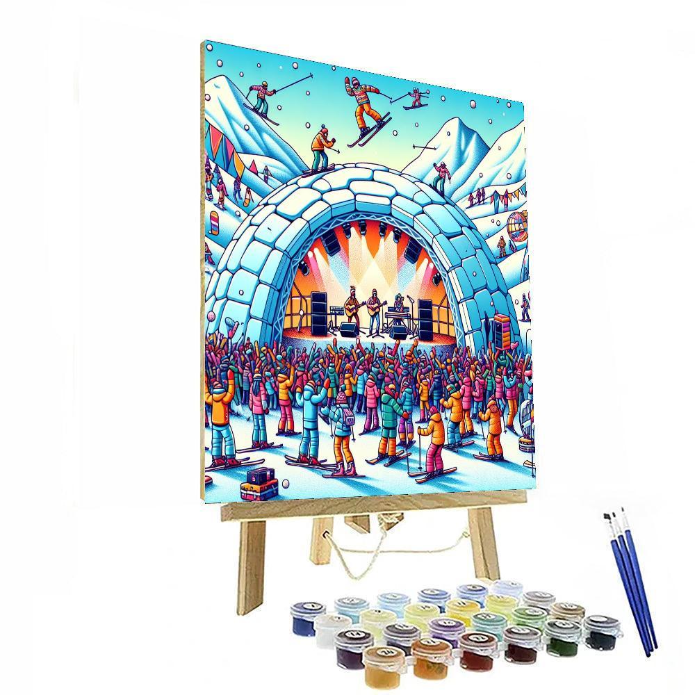 Snowbombing Festival Paint By Color