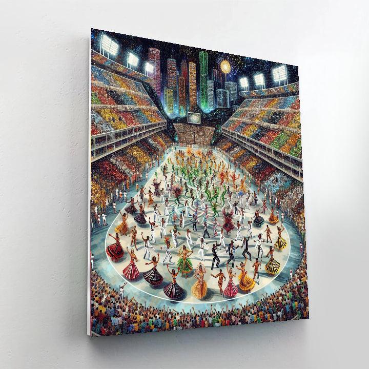 Samba Parade At Sambadrome - Brazil DIY Paint By Numbers