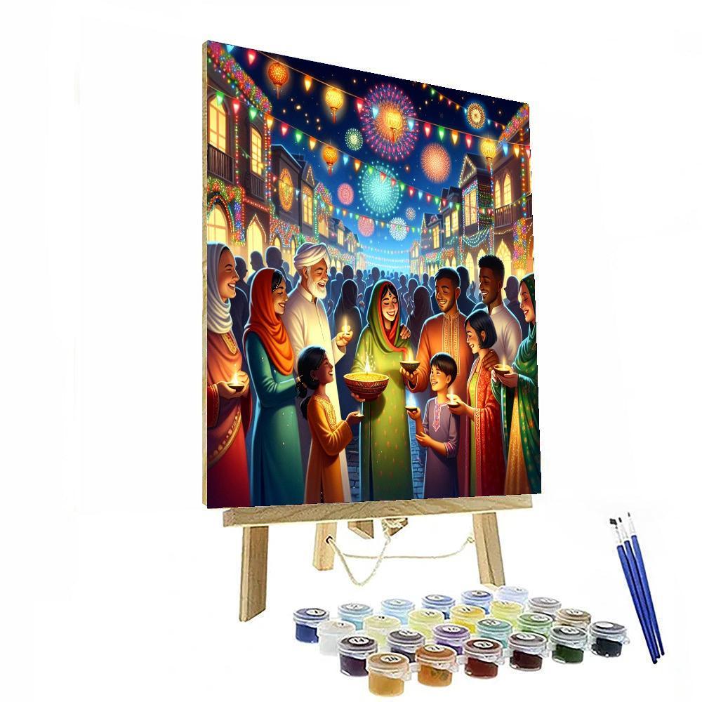 The Festival Of Lights - India Paint By Numbers Art