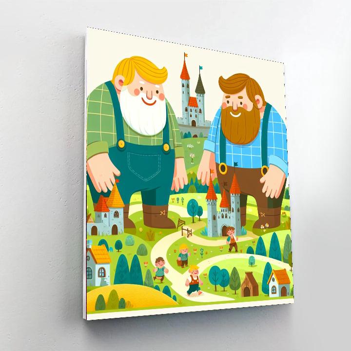 Kingdom Of The Kind Giants Number Painting