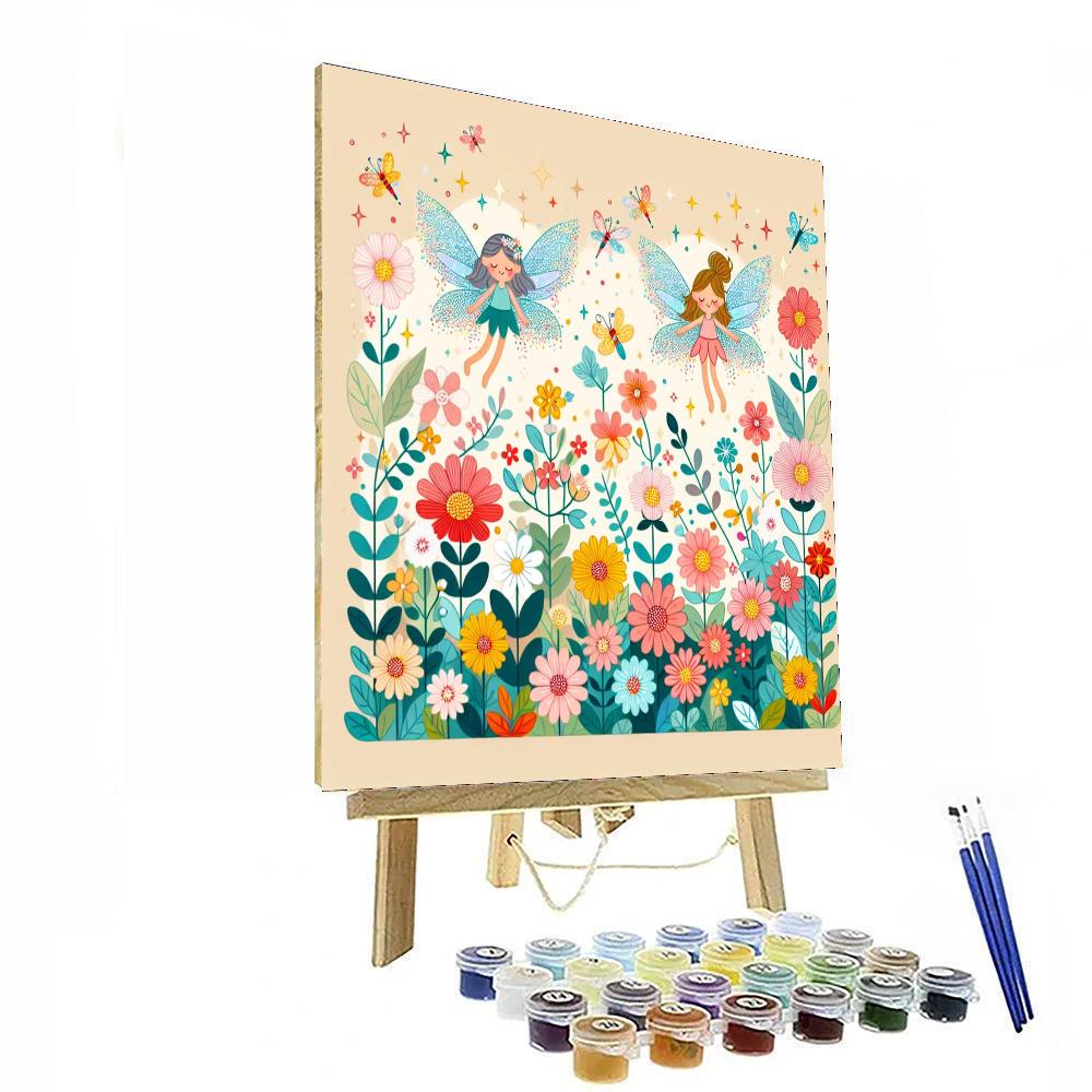 Garden Of Enchanted Fairies Paint By Numbers Art
