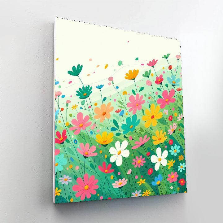 Wandering Wildflowers Paint By Color