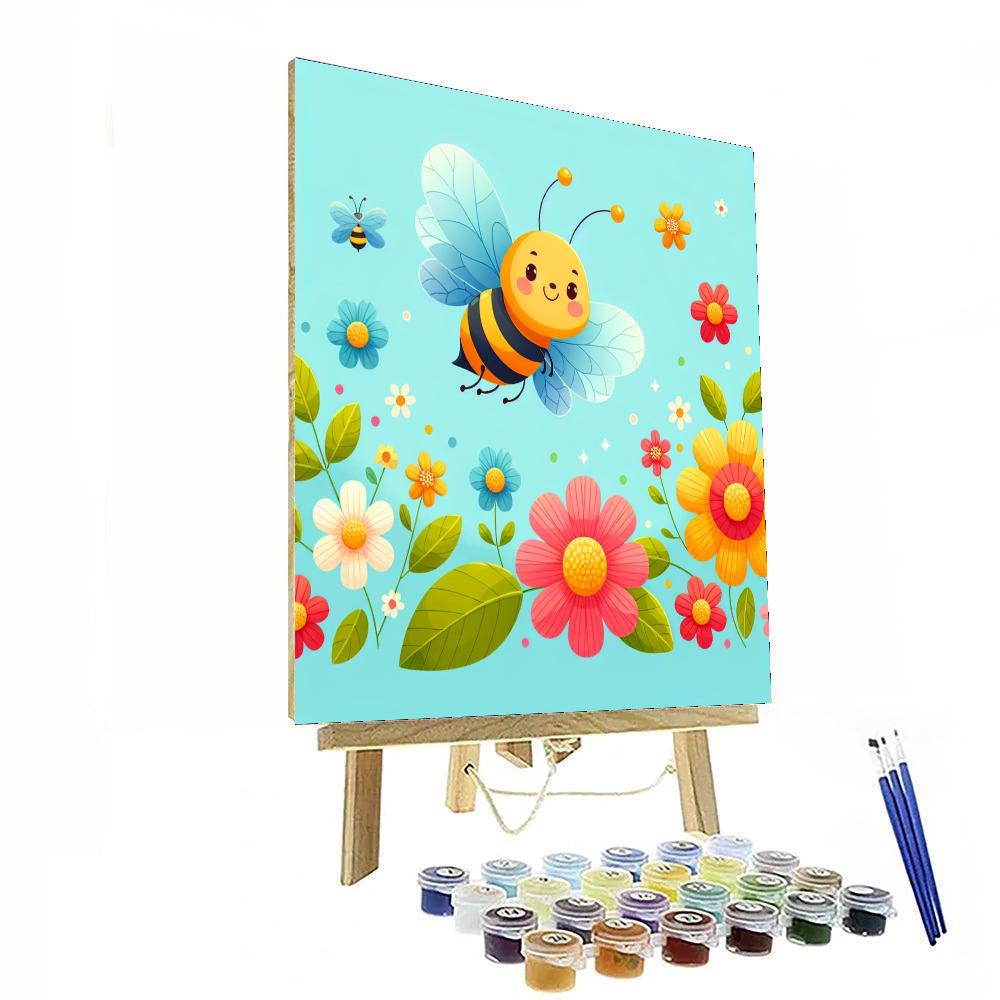 Joyful Bee Paint By Numbers Kits