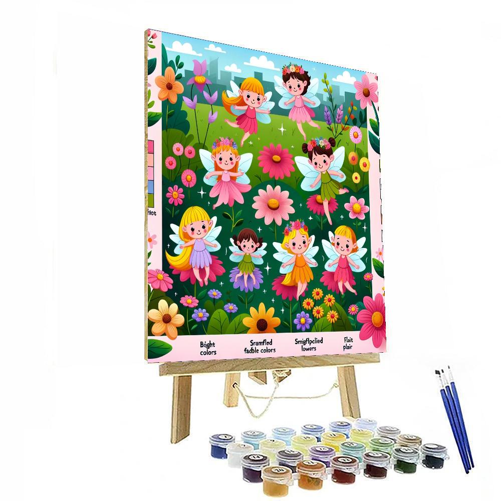 Garden Fairy Fun Paint By Numbers