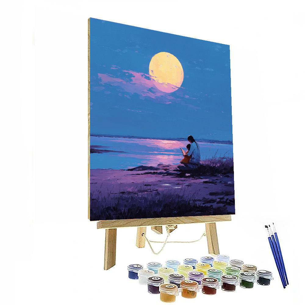 Tender Moments Under The Moon Paint By Color