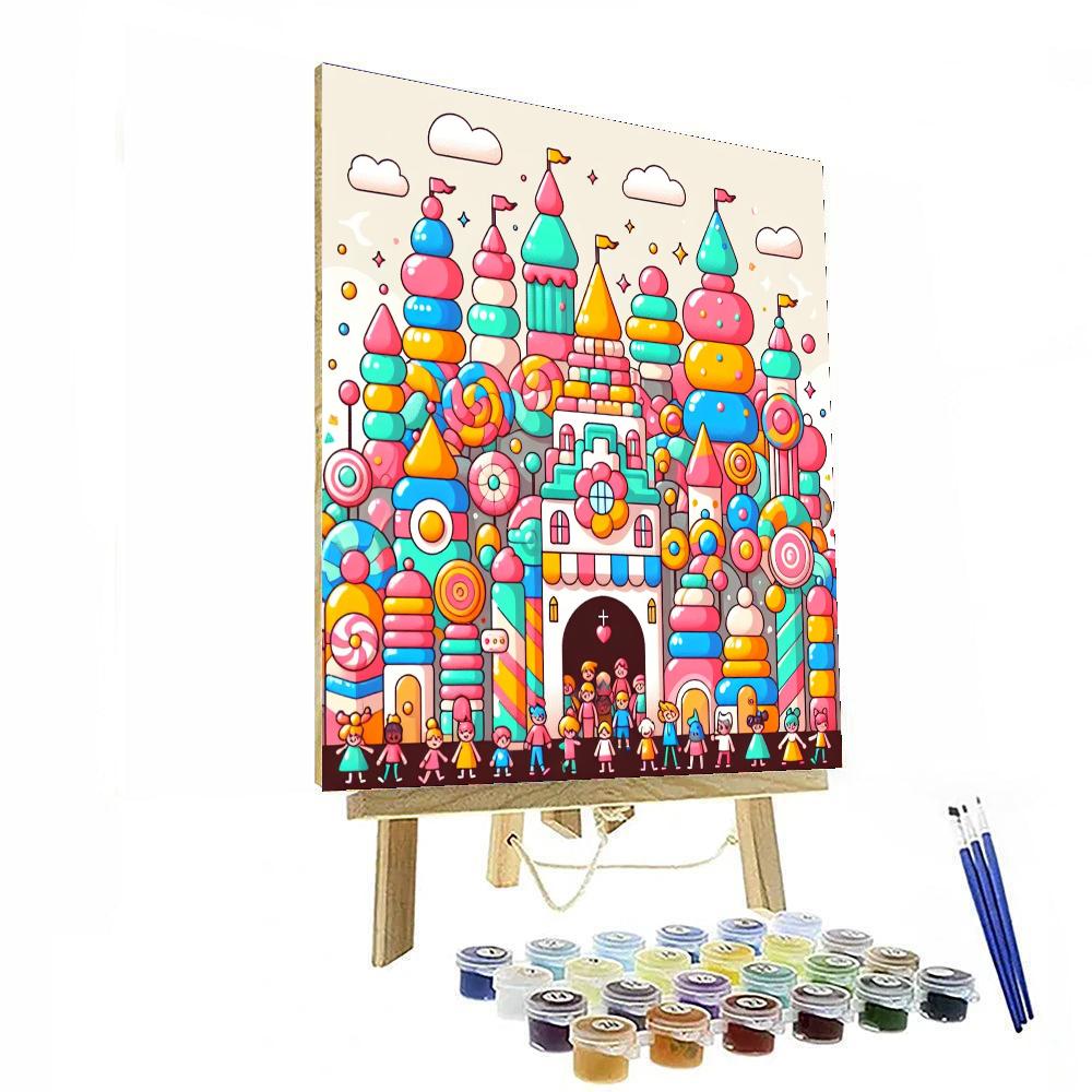 Adventure In Candy Castle Paint By Number