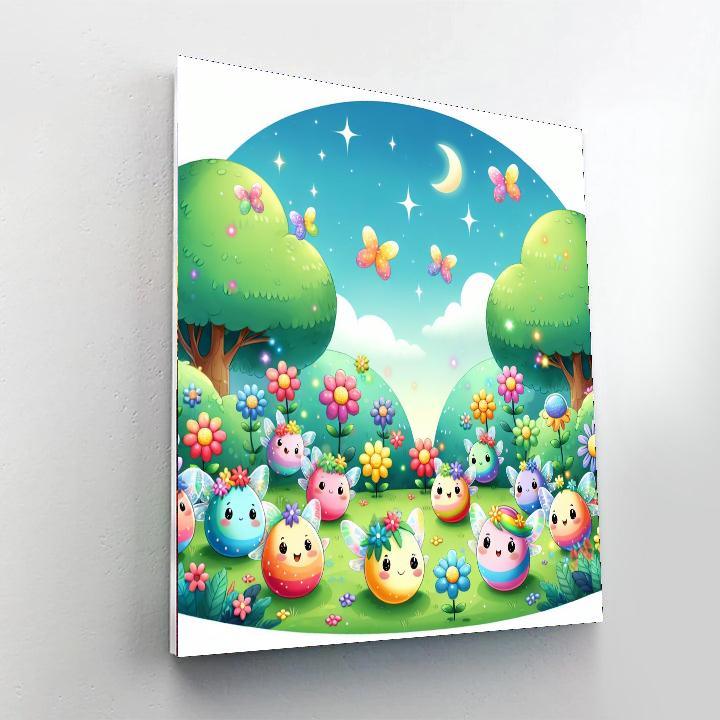 Friendly Fairyland Painting Number Kit