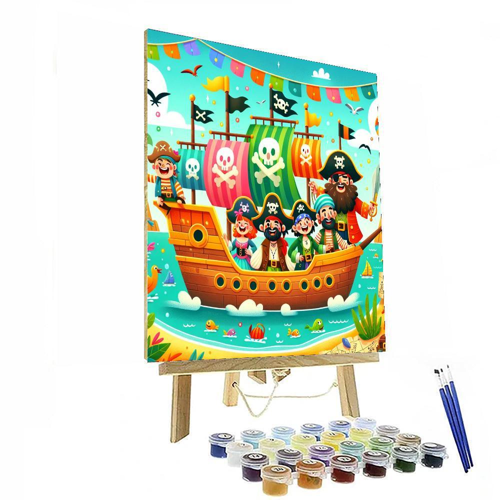Adventure On The Pirate Ship Numbered Painting Kits