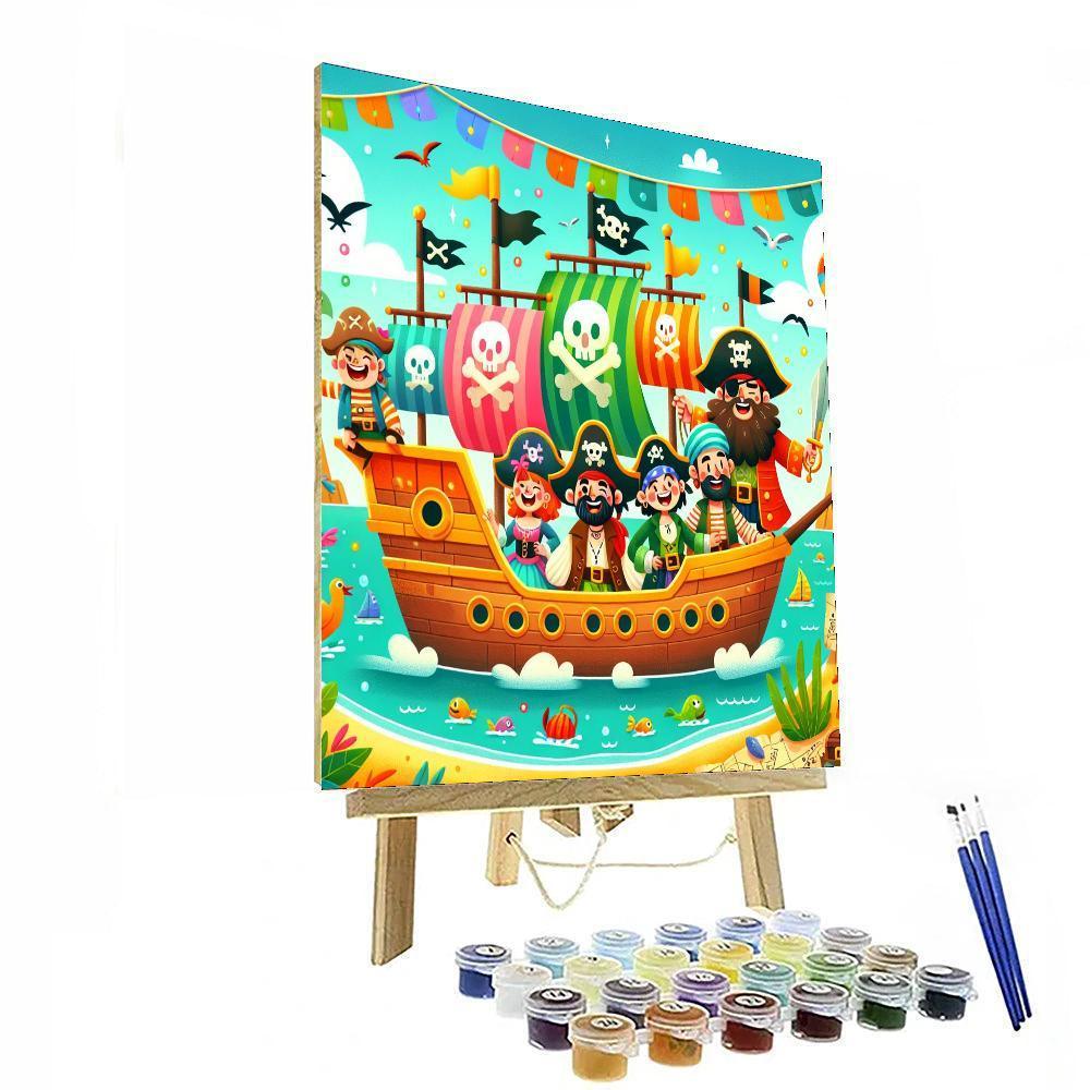 Adventure On The Pirate Ship Numbered Painting Kits