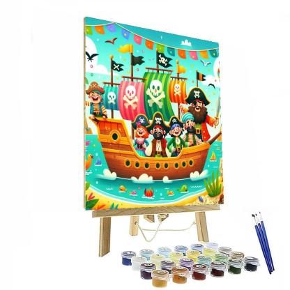 Adventure On The Pirate Ship Numbered Painting Kits