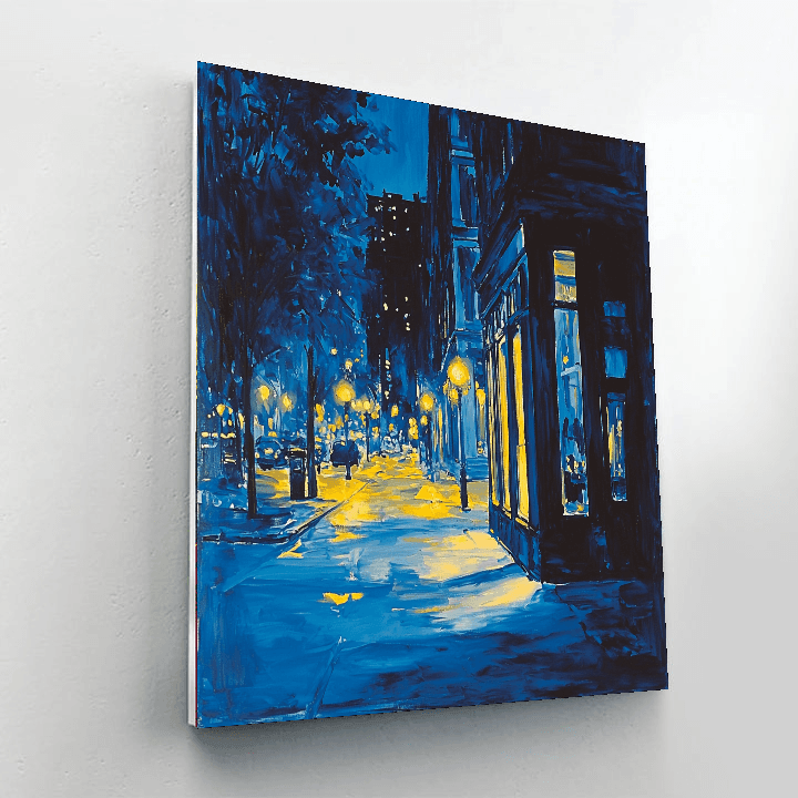 Edward Hopper Inspired Urban Night Life  Paint By Numbers Kits