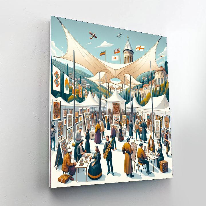 Tbilisi Art Fair Paint By Numbers Art