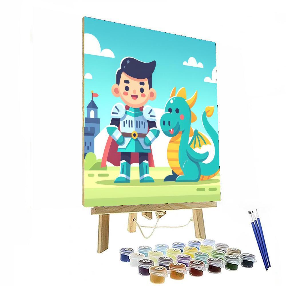 Mighty Knight DIY Paint By Numbers