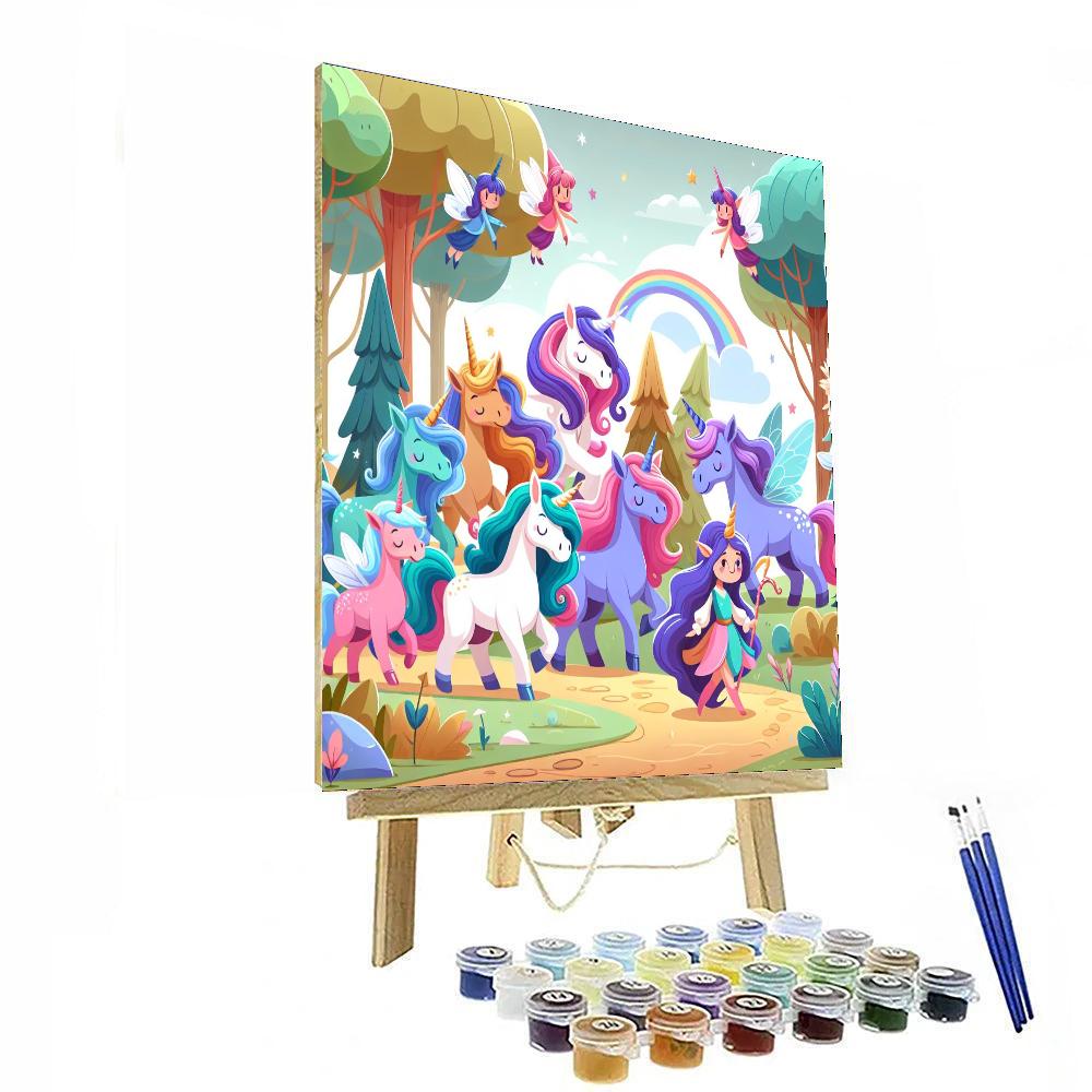 Unicorn Adventure Quest Paint By Numbers