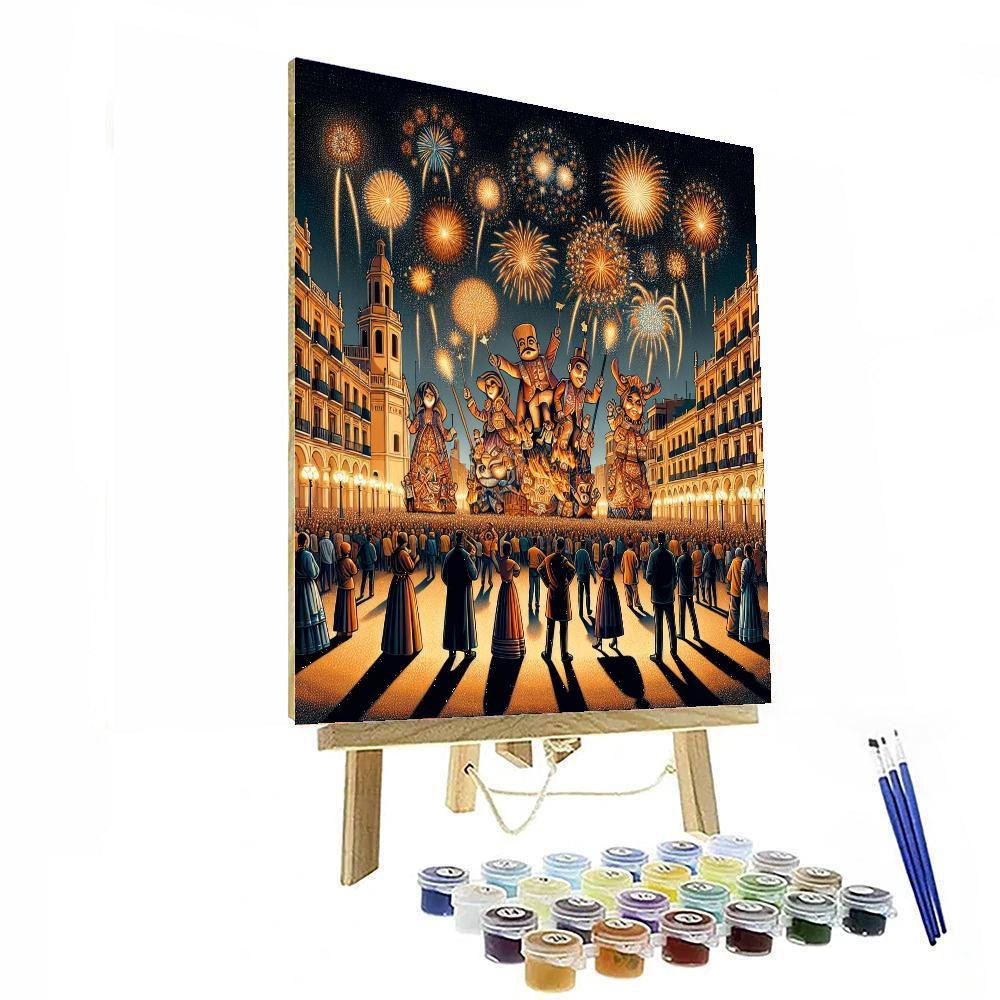Fallas Of Valencia - Spain Numbered Painting Kits