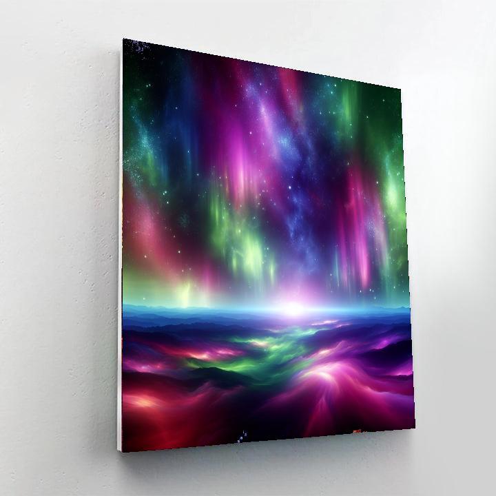 Enigmatic Northern Lights Paint By Number