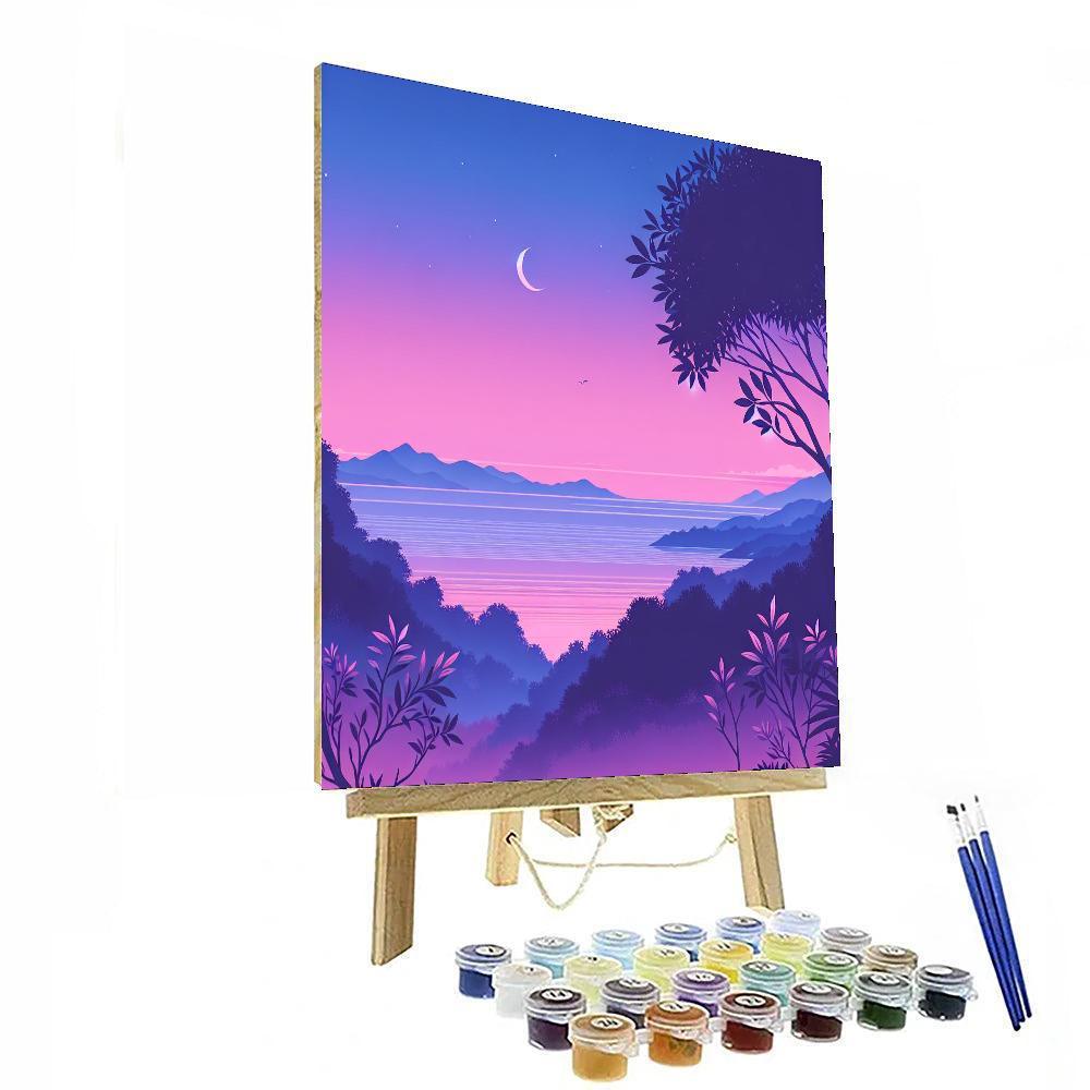 Serenity At Twilight DIY Paint By Numbers