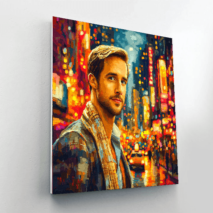 Ryan Gosling: The Charismatic Dreamer Of Cinema Paint By Numbers