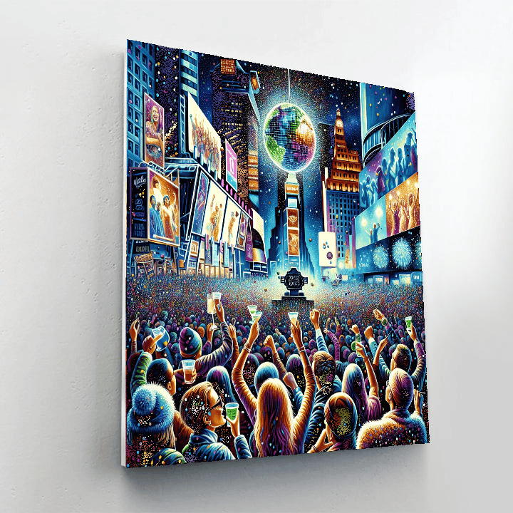 New Year's Eve In Times Square - United States Paint By Number