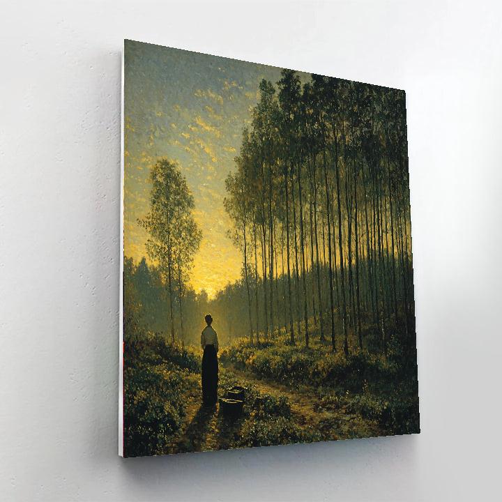 Jean-François Millet Inspired Meditative Wilderness  Paint By Numbers Kits