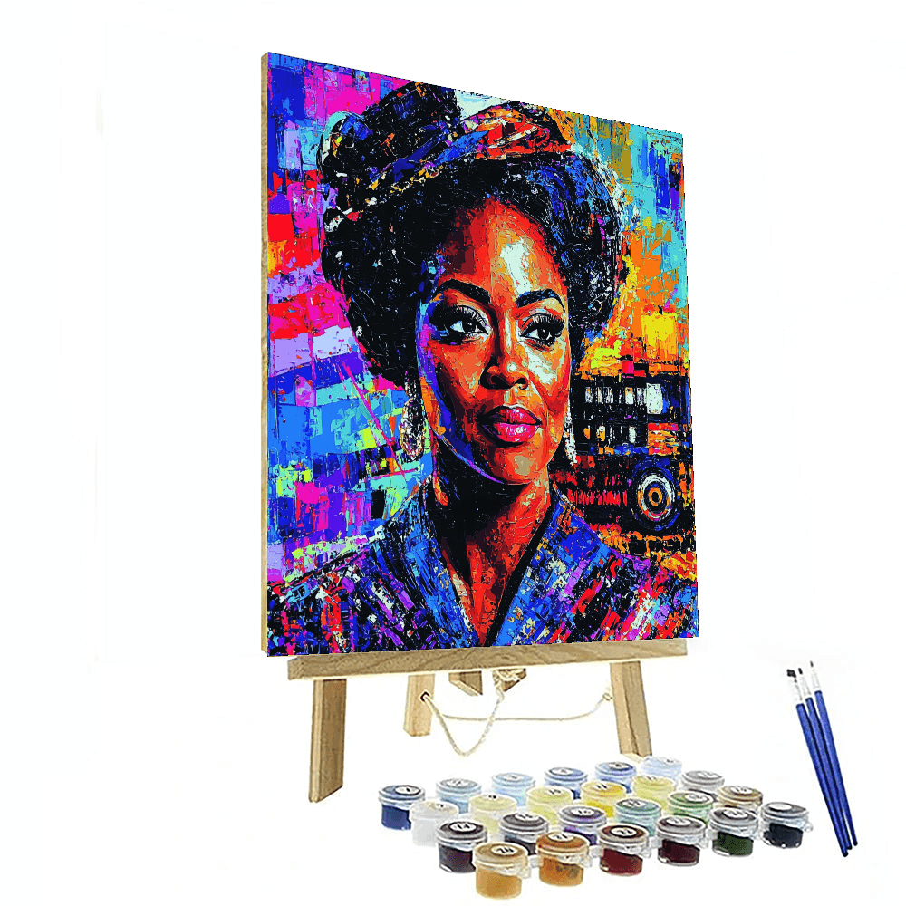 Viola Davis: The Unyielding Voice Of Strength Paint By Numbers