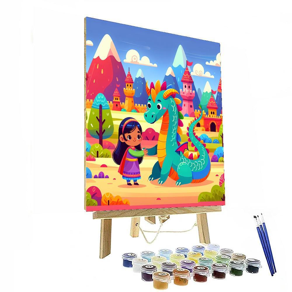 Dragon Kingdom Adventure Paint By Number