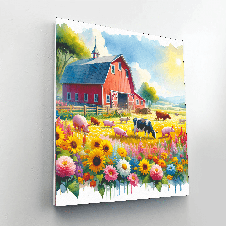 Sunny Farm Life Paint By Numbers Kits