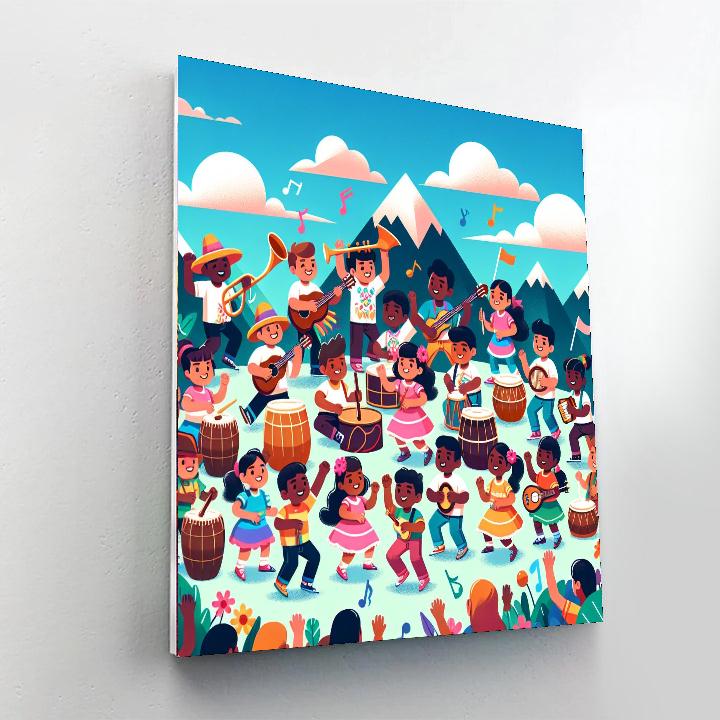 Mountain Top Music Festival Painting Number Kit
