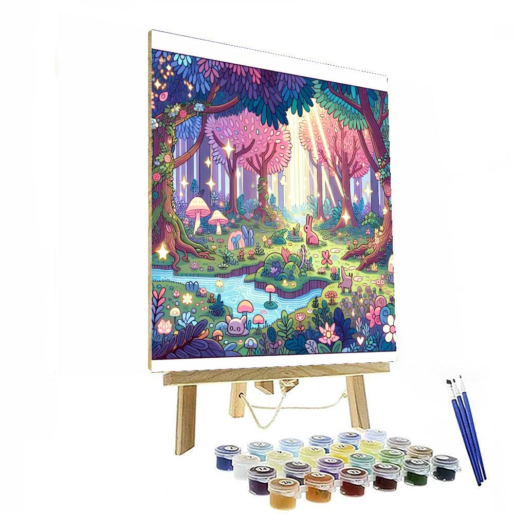Forest Fantasy Realm Paint By Number