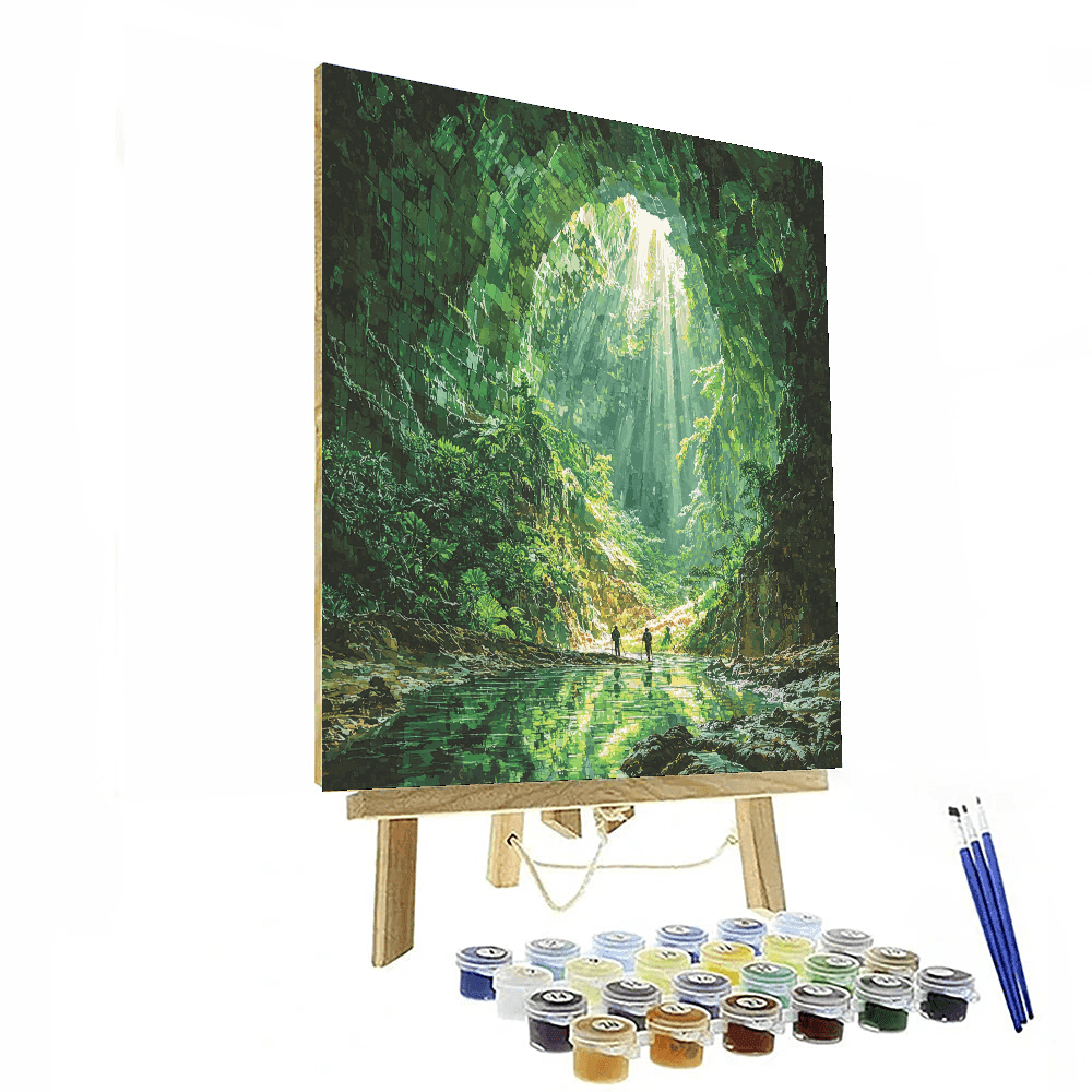 Son Doong Cave - Quang Binh, Vietnam Numbered Painting Kits