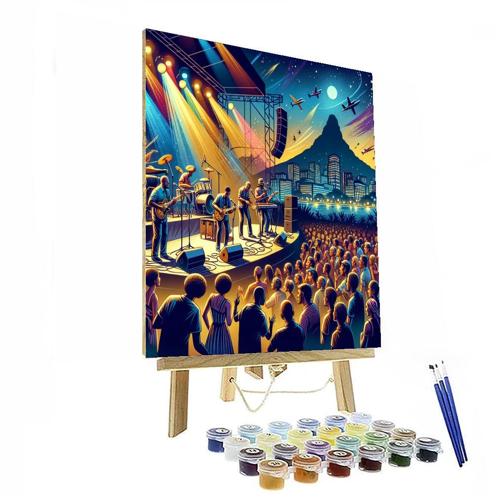 Cape Town International Jazz Festival - Cape Town Numbered Painting Kits