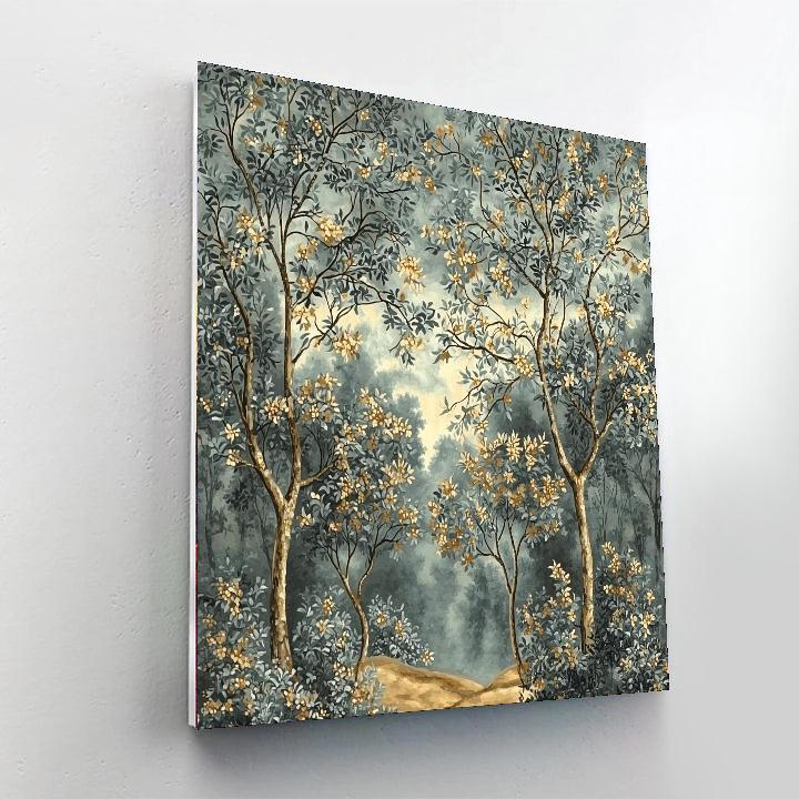 Leonardo Da Vinci Inspired Mystical Grove  Paint By Number