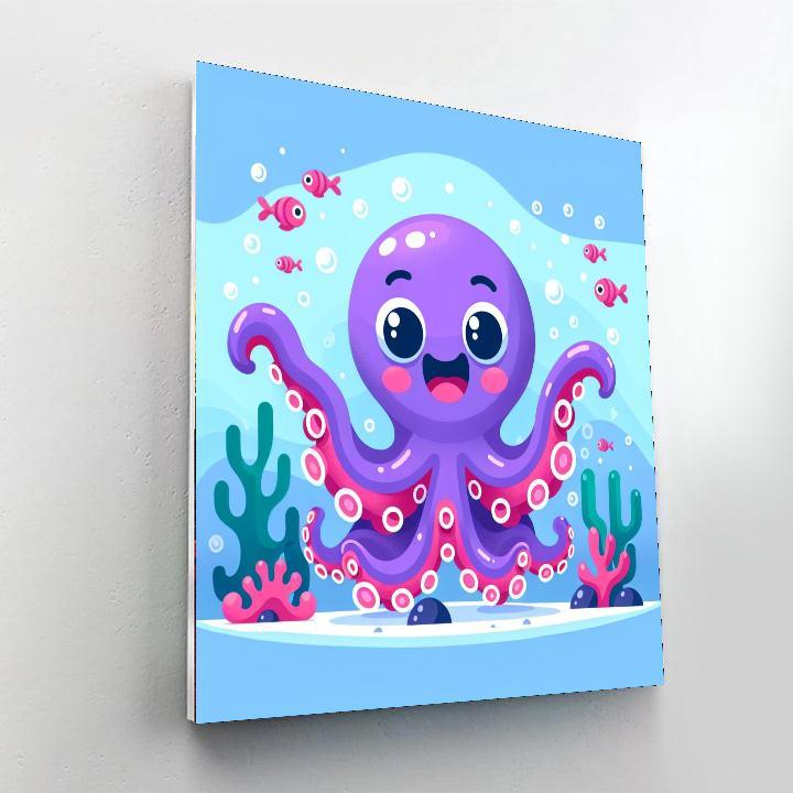 Charming Octopus Paint By Numbers