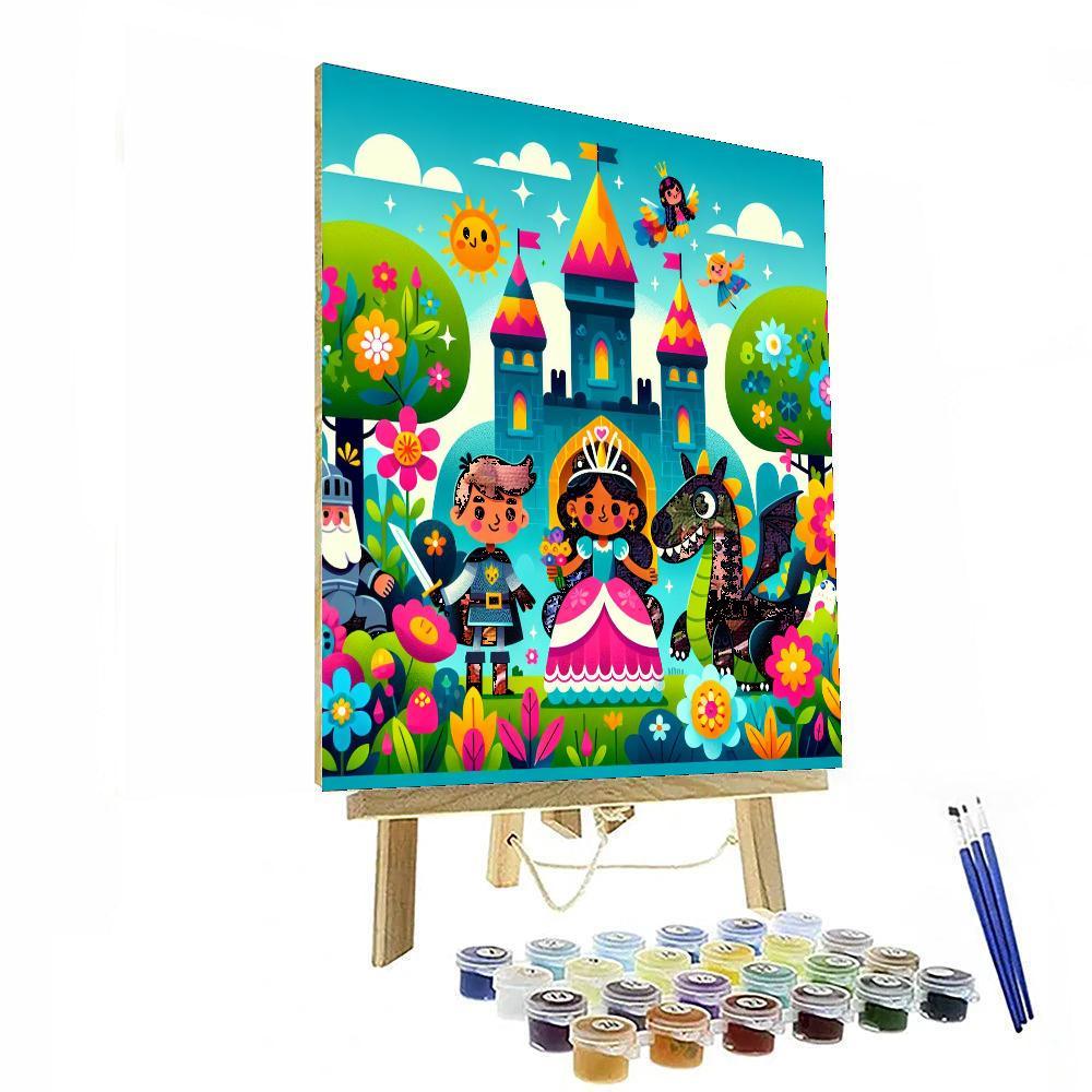 Charming Magical Kingdom DIY Paint By Numbers