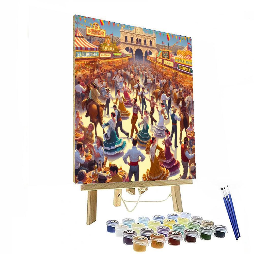 La Feria De Abril Painting By Numbers Kit
