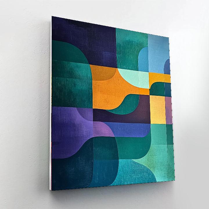 Paul Cézanne Inspired Fusion Of Shapes  Painting By Numbers Kit