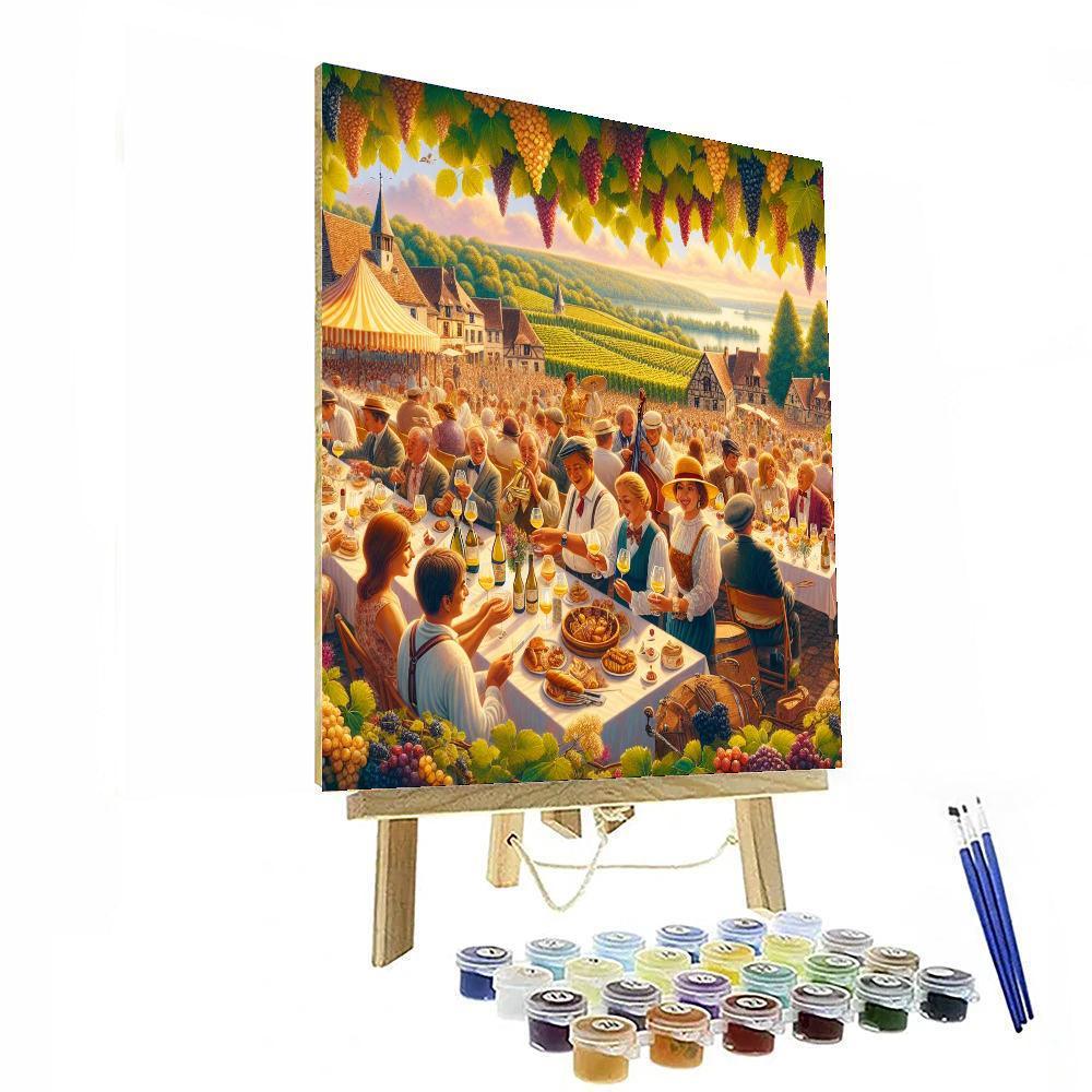 Fête Des Vins De Bourgogne DIY Paint By Numbers
