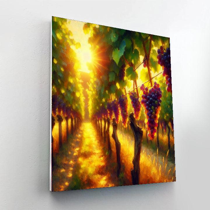 Summer Vineyard Painting Number Kit