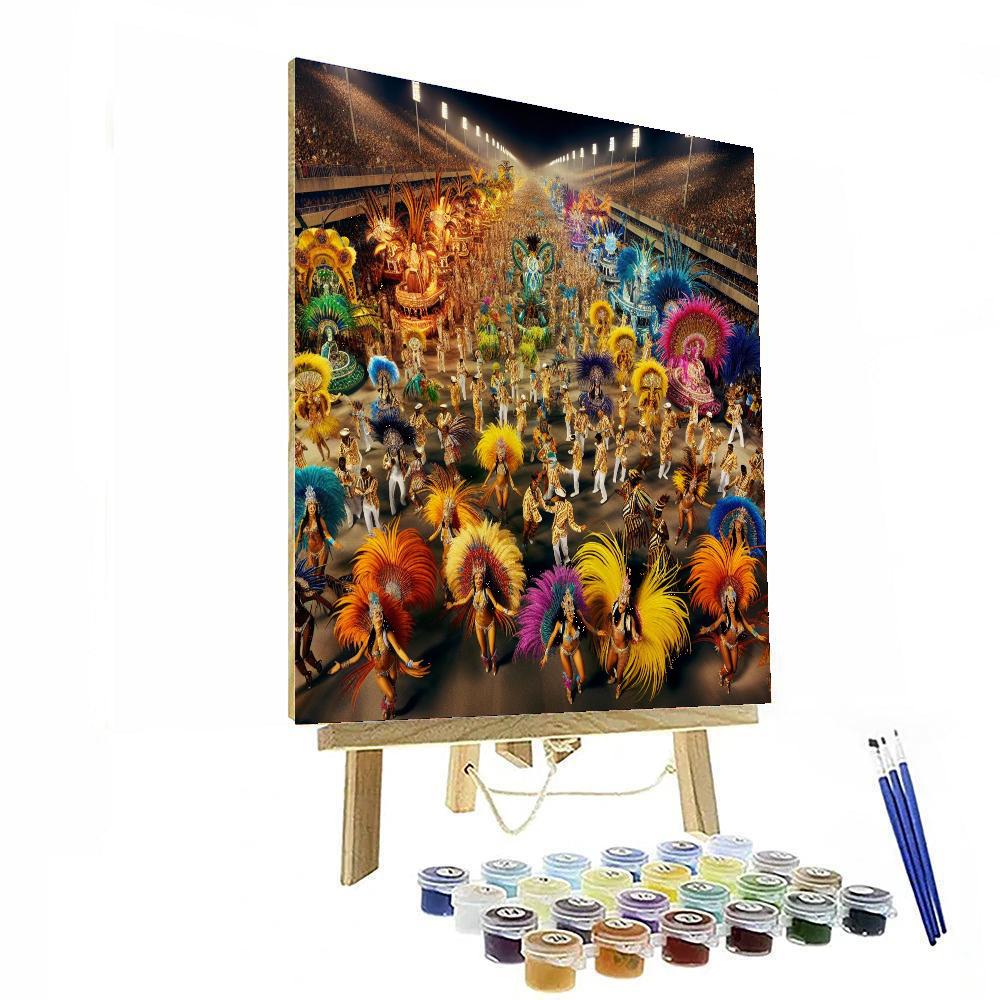 Carnevale Di Rio De Janeiro - Brazil Paint By Numbers