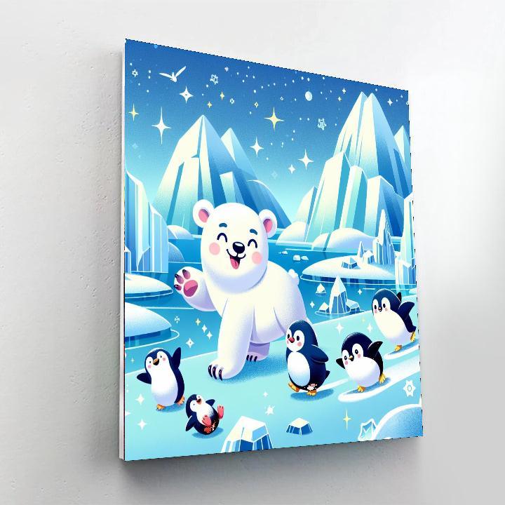 Adventure To The North Pole Painting By Numbers Kit