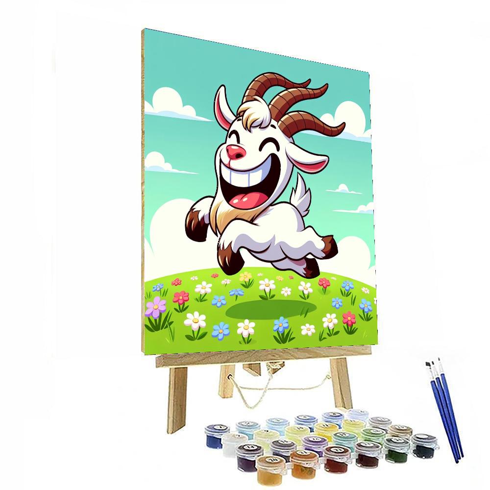 Silly Goat Paint By Numbers