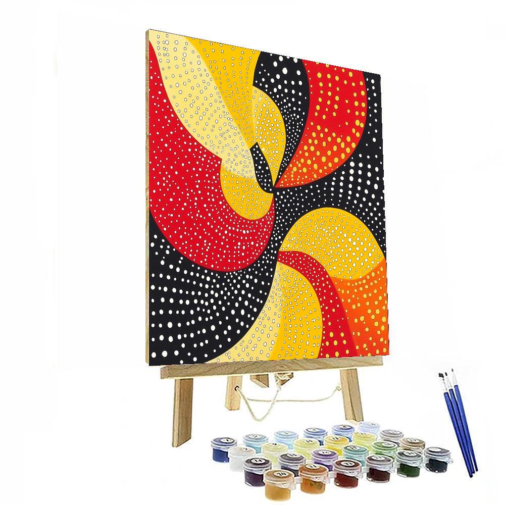 Yayoi Kusama Inspired The Dance Of Dots  DIY Paint By Numbers