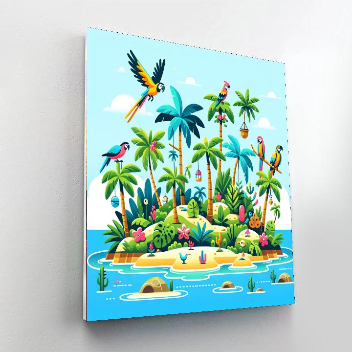Ocean Paradise Retreat Paint By Numbers