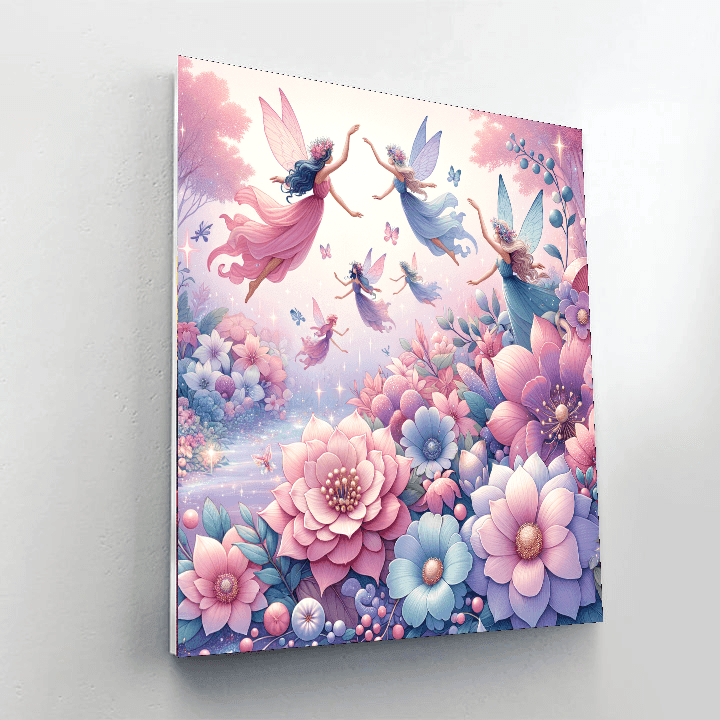 Whimsical Fairies Painting Number Kit