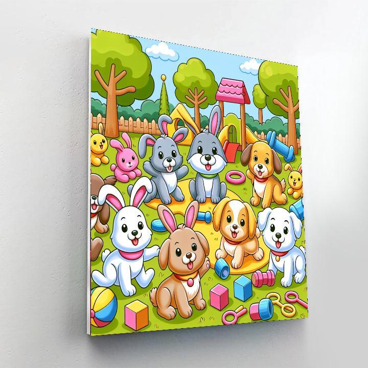 Animal Adventure Team Paint By Color