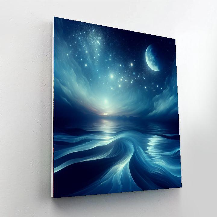 Celestial Dreams Of The Sea Painting Number Kit